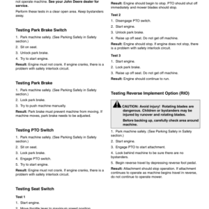 John Deere GT235, GT245 Garden Tractors (110001-) Operator's Manual (OMM152801) - Image 2