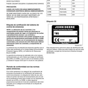 John Deere TX Turf Gator Utility Vehicle Export Edition (001001-030000) Operator's Manual (OMM153970) - Image 3