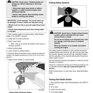 John Deere X540 Select Series Tractor (020001-) Operator's Manual (OMM154292) - Image 3