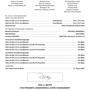 John Deere X534 & X540 Select Series Tractors Export Edition (030001-050000) Operator's Manual (OMM157375) - Image 3