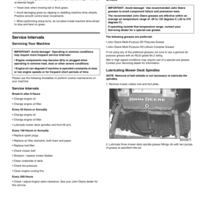 John Deere Z425 Residential Zero Turn Mower Operator's Manual (OMM162472) - Image 3