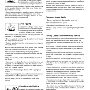 John Deere CX Gator Utility Vehicle (080001-) Operator's Manual (OMM162861) - Image 2