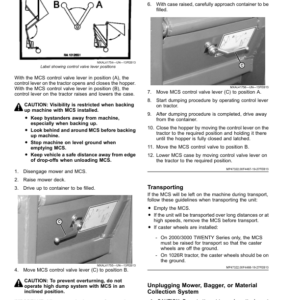 John Deere 580H, 580L Material Collection System (MCS) Operator's Manual (OMM164021) - Image 2