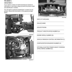 John Deere 855D XUV S4 Gator North America (060001-080000) Operator's Manual (OMM168322) - Image 3