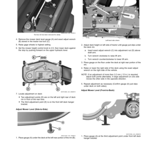 John Deere 48-Inch Accel Deep Mower Deck for X750 & X900 Series (Export Edition) Operator's Manual (OMM172790) - Image 3