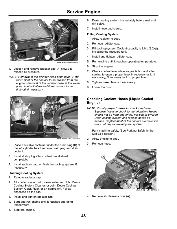 O Filtro De Combust&iacute;vel ROP Shop Serve Para John Deere Multi-Terrain