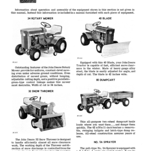 John Deere 60 Lawn Tractors North America (000001-008000) Operator's Manual (OMM41604) - Image 2