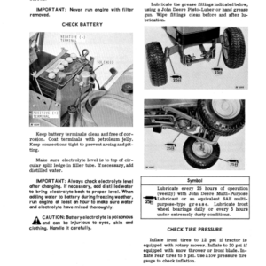John Deere 70 Lawn Tractor (025001-) Operator's Manual (OMM44250) - Image 2