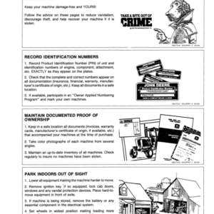 John Deere 316, 318, 420 Lawn & Garden Tractors (420001-) Operator's Manual (OMM72236) - Image 3