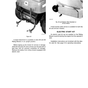 John Deere 66, 68 Riding Mowers Operator's Manual (OMM82171) - Image 2