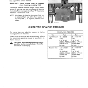 John Deere 314 Lawn & Garden Tractor Operator's Manual (OMM83207) - Image 2