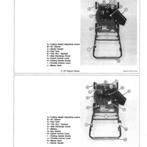 John Deere 21SP & 21SPE Walk-Behind Rotary Mower (155001-) Operator's Manual (OMM83768) - Image 2