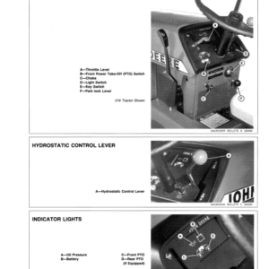 John Deere 316, 318, 420 Lawn & Garden Tractor (285001-) Operator's Manual (OMM87709) - Image 2