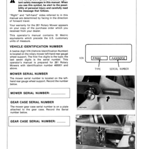 John Deere 261 Rotary Mower Operator's Manual (OMM88723) - Image 2