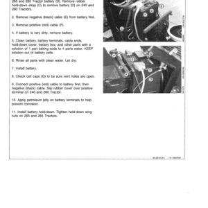 John Deere 240, 260, 265 & 285 Lawn & Garden Tractors Operator's Manual (OMM95270) - Image 3