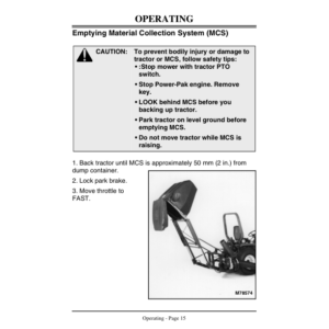 John Deere Hydraulic Dump Material Collection System (010001-) Operator's Manual (OMM95294) - Image 2