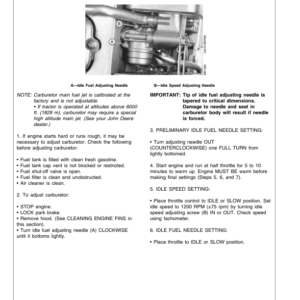 John Deere STX30, STX38 Lawn Tractors (Yellow Mower Deck) Operator's Manual (OMM95304) - Image 3
