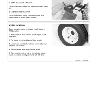 John Deere 240, 260, 265 & 285 Lawn & Garden Tractors Operator's Manual (OMM96102) - Image 3