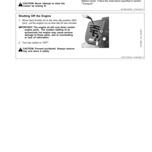 John Deere 6415, 6615 Classic Tractors Operator's Manual (OMMN10040) - Image 3