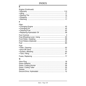 John Deere 2653A Diesel Professional Utility Mower (050001-) Operator's Manual (OMMT2876) - Image 2