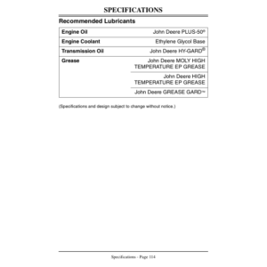 John Deere 2653A Diesel Professional Utility Mower (050001-) Operator's Manual (OMMT2877) - Image 2