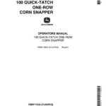 John Deere 100 Quik-Tatch Corn Snapper Operator's Manual (OMN11653) - Image 1