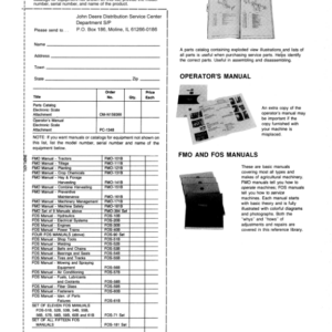 John Deere Electronic Scale Attachment for 700, 750 Grinder Mixers Operator's Manual (OMN159366) - Image 2