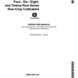 John Deere FM Row Crop Cultivators Operator's Manual (OMN159378) - Image 1