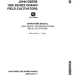 John Deere 1000 Series Drawn Field Cultivators Operator's Manual (OMN159442) - Image 1