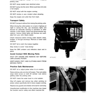 John Deere 9910 Cotton Picker Operator's Manual (OMN159567) - Image 3