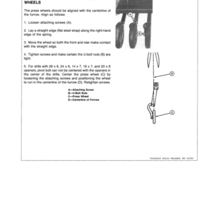 John Deere 8000 Series Grain Drills North America (061877- ) Operator's Manual (OMN200040) - Image 2