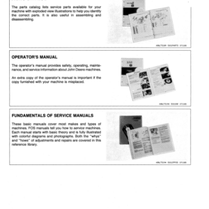John Deere 8 Mid-Mounted Cultivator Operator's Manual (OMN200081) - Image 2