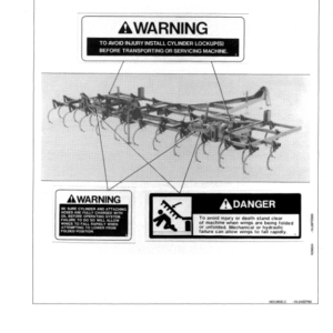 John Deere 960 Series Drawn Field Cultivator Operator's Manual (OMN200083) - Image 2