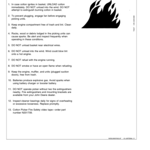 John Deere 9976 Cotton Picker (004001-) Operator's Manual (OMN200722) - Image 3