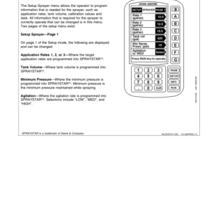 John Deere 6700 Self-Propelled Sprayer ( -006000) Operator's Manual (OMN200815) - Image 2