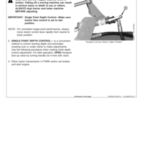 John Deere 2210 Floating Hitch Field Cultivator North America (002000-002999) Operator's Manual (OMN300380) - Image 3