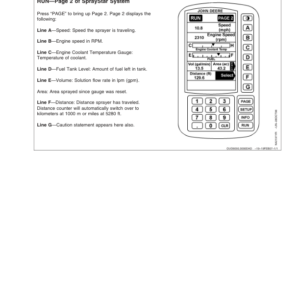 John Deere 6700 Self-Propelled Sprayer (018001- 022000) Operator's Manual (OMN300638) - Image 2