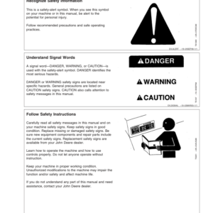 John Deere 4930 Self-Propelled Sprayer (004001-) Operator's Manual (OMN300696) - Image 2