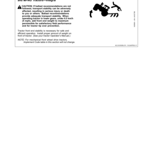 John Deere 2100 Minimum Till Ripper North America (010000-011999) Operator's Manual (OMN300920) - Image 2