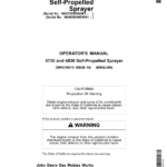 John Deere Self-Propelled Sprayers 4730 (004001-008000) 4830 (003001-008000) (North America Edition) Operator's Manual (OMN316010) - Image 1