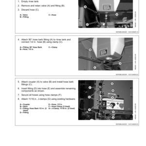 John Deere 4830 Sprayer High Clearance Kit BN400170 (-005999) Operator's Manual (OMN390188) - Image 2