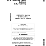 John Deere 2410 Chisel Plows North American Warning Lights (North American) Operator's Manual (OMN404577) - Image 1