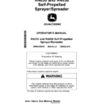 John Deere R4030 & R4038 Self-Propelled Sprayer/Spreader North America (001001-006000) Operator's Manual (OMN405930) - Image 1