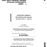 John Deere 4940 Self-Propelled Sprayer (023001-) Operator's Manual (OMN409594) - Image 1