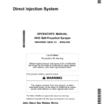 John Deere Direct Injection System - 4940 Self-Propelled Sprayers Operator's Manual (OMN409904) - Image 1