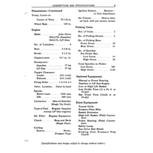 John Deere 99 Two Row Self-Propelled Cotton Picker Operator's Manual (OMN63160) - Image 3