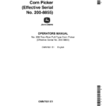 John Deere 200 Corn Picker Operator's Manual (OMN7551) - Image 1
