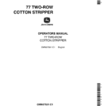 John Deere 77 Cotton Stripper Operator's Manual (OMN97501) - Image 1