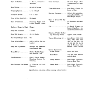 John Deere 77 Two-Row Cotton Stripper Operator's Manual (OMN97602N) - Image 2