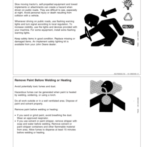 John Deere 25A Flail Mower (-644699) Operator's Manual (OMP58341) - Image 2